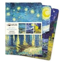 Produktbild: Dreier Set DIN-A5-Format-Notizb&uuml;cher: Vincent van Gogh