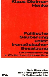 Produktbild: Politische S&auml;uberung unter franz&ouml;sischer Besatzung