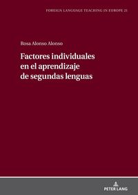 Produktbild: Factores individuales en el aprendizaje de segundas lenguas