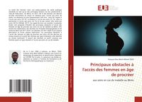 Produktbild: Principaux obstacles &agrave; l'acc&egrave;s des femmes en &acirc;ge de procr&eacute;er