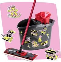 Produktbild: Vileda 183751 Vileda ULTRAMAX MY STYLE Box - Cleaning Lovers Bodenwischer-Set Anthrazit, Rot 1 St.