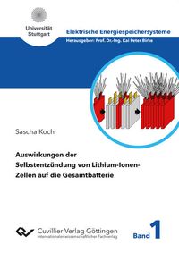 Produktbild: Auswirkungen der Selbstentz&uuml;ndung von Lithium-Ionen-Zellen auf die Gesamtbatterie