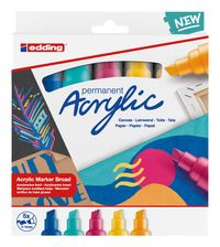 Produktbild: Edding Acrylmarker Acrylic 5000 Breit 5er Set