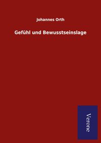 Produktbild: Gef&uuml;hl und Bewusstseinslage