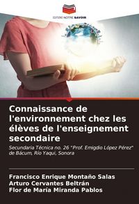 Produktbild: Connaissance de l'environnement chez les &eacute;l&egrave;ves de l'enseignement secondaire