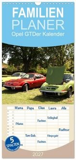 Produktbild: Familienplaner 2027 - Opel GT Der Kalender mit 5 Spalten (Wandkalender, 21 x 45 cm) CALVENDO