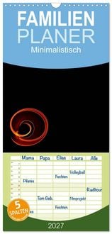 Produktbild: Familienplaner 2027 - Minimalistisch mit 5 Spalten (Wandkalender, 21 x 45 cm) CALVENDO