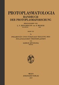 Produktbild: Polarit&auml;t und In&auml;quale Teilung des Pflanzlichen Protoplasten