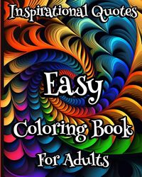 Produktbild: Easy Coloring Book for Adults Inspirational Quotes