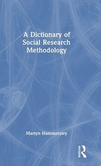 Produktbild: A Dictionary of Social Research Methodology