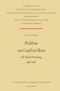 Produktbild: Probleme um Gottfried Benn