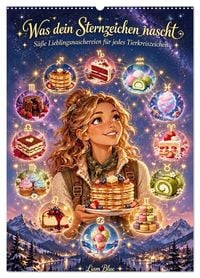 Produktbild: Was dein Sternzeichen nascht (Wandkalender 2027 DIN A2 hoch), CALVENDO Monatskalender