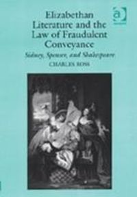 Produktbild: Ross, C: Elizabethan Literature and the Law of Fraudulent Co