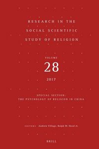 Produktbild: Research in the Social Scientific Study of Religion, Volume 28