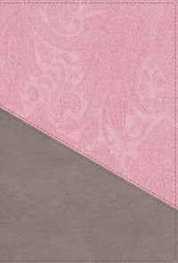 Produktbild: Niv, Personal Size Bible, Large Print, Leathersoft, Pink/Gray, Red Letter Edition, Comfort Print