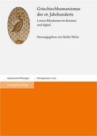 Produktbild: Griechischhumanismus des 16. Jahrhunderts