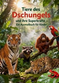 Produktbild: Das gro&szlig;e Ausmal- & Lernbuch: Tiere des Dschungels und ihre Superkr&auml;fte