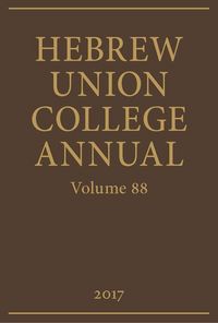 Produktbild: Hebrew Union College Annual