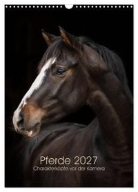 Produktbild: Pferde 2027 - Charakterk&ouml;pfe vor der Kamera (Wandkalender 2027 DIN A3 hoch), CALVENDO Monatskalender