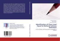 Produktbild: Identification of Class Level Equal to National Literacy Definition