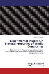 Produktbild: Kumar, B: Experimental Studies On Flexural Properties of Tex