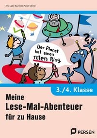 Produktbild: Meine Lese-Mal-Abenteuer f&uuml;r zu Hause - 3./4. Kl.