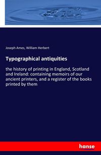 Produktbild: Typographical antiquities