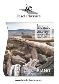 Produktbild: Variationen im ernsten Style &uuml;ber ein eigenes Thema, Opus 40