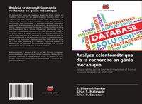 Produktbild: Analyse scientom&eacute;trique de la recherche en g&eacute;nie m&eacute;canique
