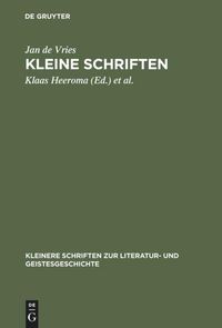 Produktbild: Kleine Schriften