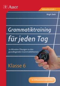 Produktbild: Grammatiktraining f&uuml;r jeden Tag Klasse 6