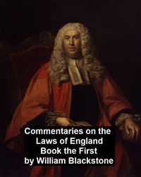 Produktbild: Commentary on the Laws of England. Book the First