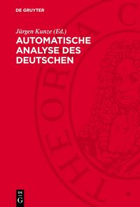 Produktbild: Automatische Analyse des Deutschen