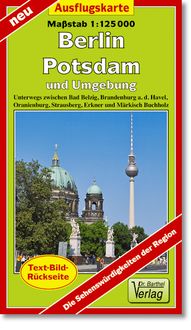 Bild vom Artikel Ausflugskarte Berlin, Potsdam und Umgebung vom Autor Verlag Barthel