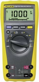 Produktbild: Fluke 179 Hand-Multimeter digital CAT III 1000 V, CAT IV 600 V Anzeige (Counts): 6000
