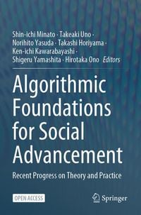 Produktbild: Algorithmic Foundations for Social Advancement