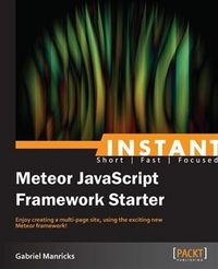 Produktbild: Instant Meteor JavaScript Framework Starter