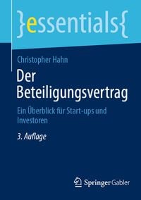 Produktbild: Der Beteiligungsvertrag
