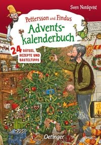 Produktbild: Pettersson und Findus Adventskalenderbuch. 24 R&auml;tsel, Rezepte und Basteltipps