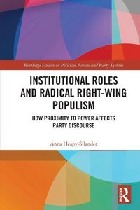 Produktbild: Institutional Roles and Radical Right-Wing Populism