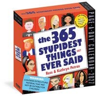 Produktbild: 365 Stupidest Things Ever Said Page-A-Day Calendar 2027