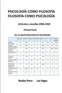 Produktbild: Psicolog&iacute;a Como Filosof&iacute;a Filosof&iacute;a Como Psicolog&iacute;a -- Art&iacute;culos Y Rese&ntilde;as 2006-2019