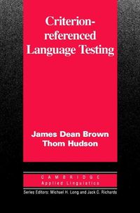 Produktbild: Criterion-Referenced Language Testing