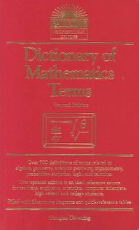 Produktbild: Dictionary of Mathematics Terms