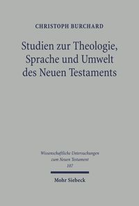 Produktbild: Studien zu Theologie, Sprache und Umwelt des Neuen Testaments