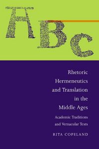 Produktbild: Rhetoric, Hermeneutics, and Translation in the Middle Ages