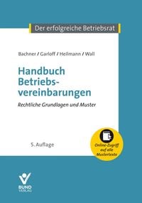 Produktbild: Handbuch Betriebsvereinbarungen