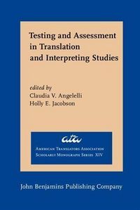 Produktbild: Testing and Assessment in Translation and Interpreting Studies
