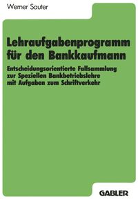 Produktbild: Lehraufgabenprogramm f&uuml;r den Bankkaufmann
