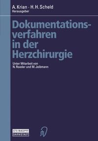 Produktbild: Dokumentationsverfahren in der Herzchirurgie